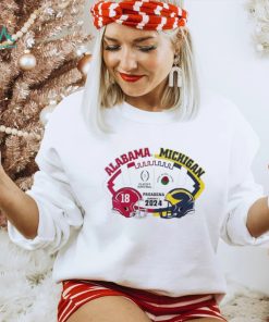 Pasadena Rose Bowl Game 2024 Playoff Semifinal Michigan Wolverines Vs Alabama Crimson Tide Shirt