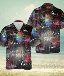 Patriotic Bell Boeing Osprey Art Celebrated on July Hawaiian Shirt