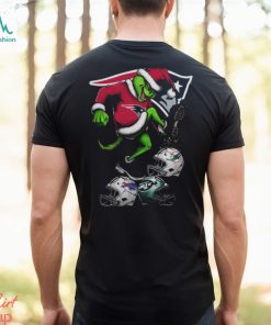 Patriots Merch The Grinch New England Patriots Stomp On NFL Teams Christmas Shirt