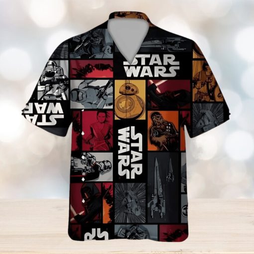 Pattern Stra Wars 3D Print Hawaiian Shirt