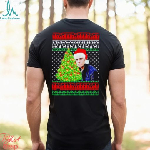 Paul Wesley ugly Christmas shirt