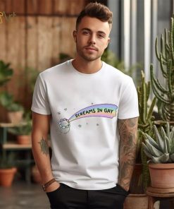 Pawsofpride Screams In Gay T Shirt