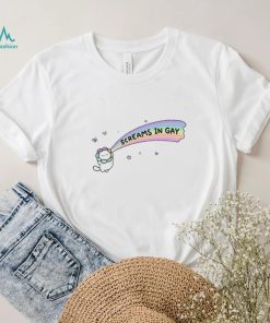 Pawsofpride Screams In Gay T Shirt