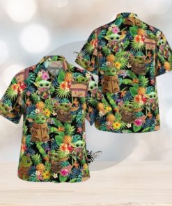 Peace Baby Yoda Hawaiian Shirt Gift For Fans