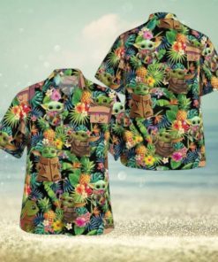 Peace Baby Yoda Hawaiian Shirt Gift For Fans