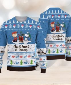 Peanut Snoopy Christmas Is Comming Ugly Christmas Sweater