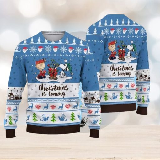 Peanut Snoopy Christmas Is Comming Ugly Christmas Sweater