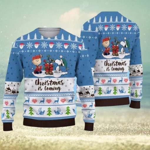 Peanut Snoopy Christmas Is Comming Ugly Christmas Sweater