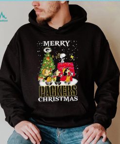 Peanuts Characters Merry Green Bay Packers Christmas Shirt
