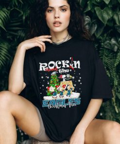 Peanuts NFL Philadelphia Eagles Rockin Around Christmas Tree shirt