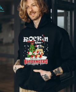 Peanuts NFL Tampa Bay Buccaneers Rockin Around Christmas Tree shirt