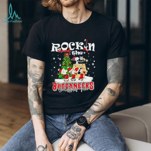 Peanuts NFL Tampa Bay Buccaneers Rockin Around Christmas Tree shirt