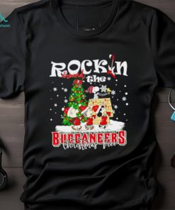 Peanuts NFL Tampa Bay Buccaneers Rockin Around Christmas Tree shirt