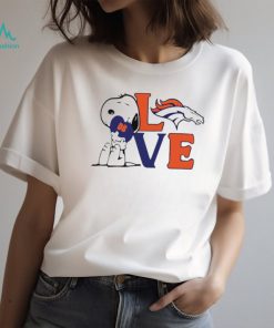 Peanuts Snoopy love Denver Broncos shirt