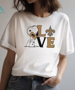 Peanuts Snoopy love New Orleans Saints shirt