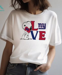 Peanuts Snoopy love New York Giants shirt