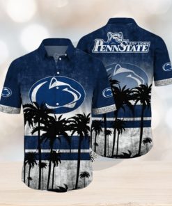 Penn State Nittany Lions Logo Coconut Tropical Hawaiian Shirt Beach Gift For Fans
