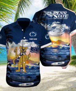 Penn State Nittany Lions NCAA Exotic Custom Name Men And Women Sports Teams Hawaiian Shirt Gift