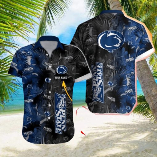 Penn State Nittany Lions NCAA Vacation Custom Name Men And Women Sports Teams Hawaiian Shirt Gift