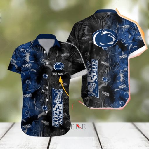 Penn State Nittany Lions NCAA Vacation Custom Name Men And Women Sports Teams Hawaiian Shirt Gift