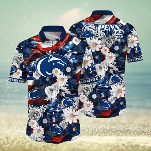 Penn State Nittany Lions NCAA1 Hawaii Shirt Independence Day