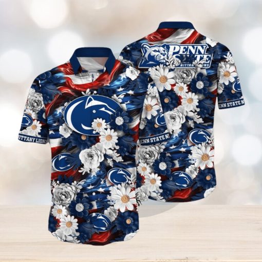 Penn State Nittany Lions NCAA1 Hawaii Shirt Independence Day