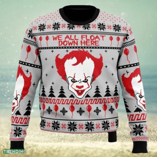 Pennywise IT Ugly Christmas Sweater Funny Gift Ideas Christmas