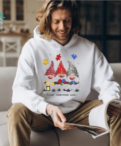 Perfect Accept Understand Love Autism Awareness Christmas Gnome Tshirt