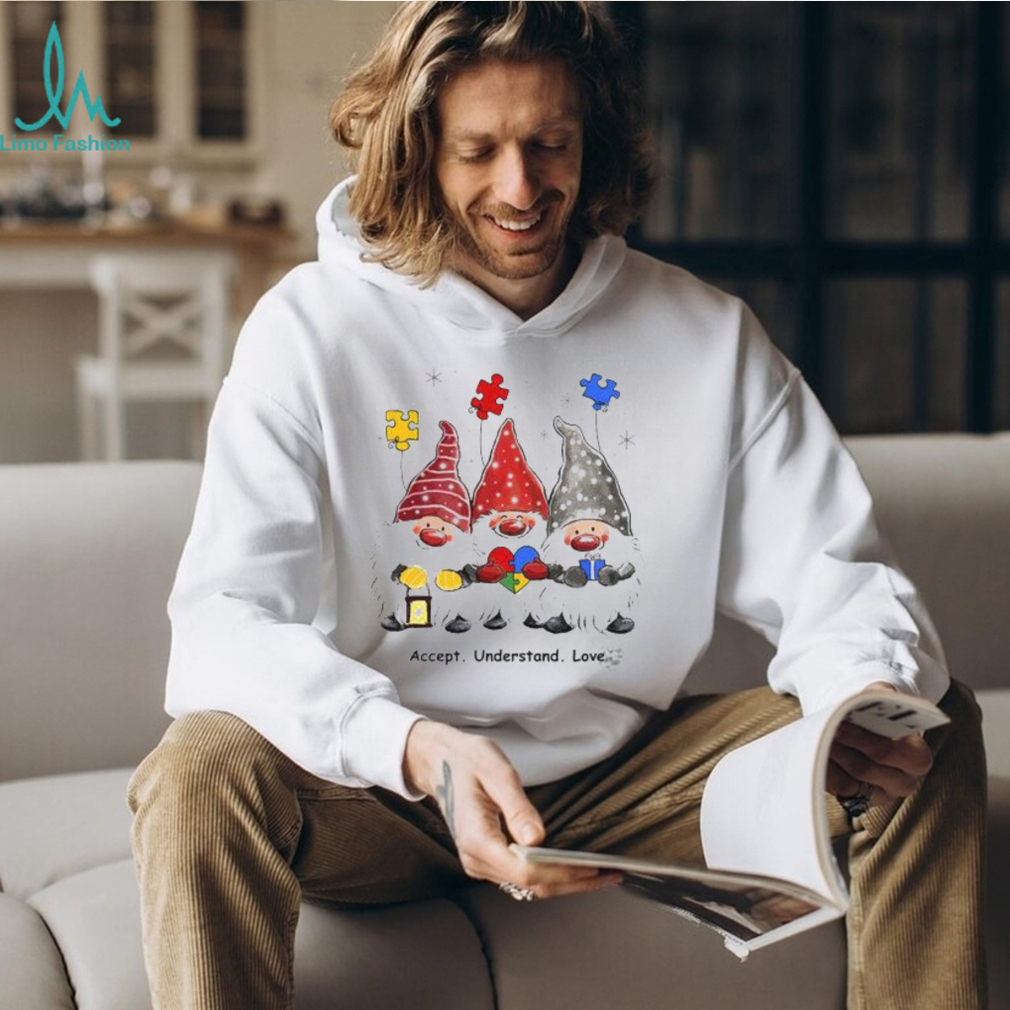 Perfect Accept Understand Love Autism Awareness Christmas Gnome Tshirt Perfect Accept Understand Love Autism Awareness Christmas Gnome Tshirt