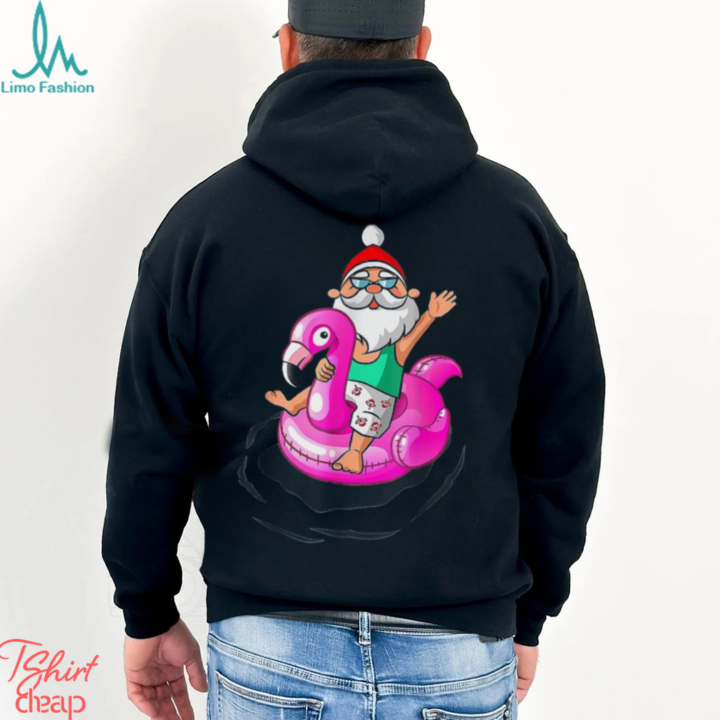 Perfect Christmas In July Santa Hawaiian Flamingo Summer T Shirts Perfect Christmas In July Santa Hawaiian Flamingo Summer T Shirts