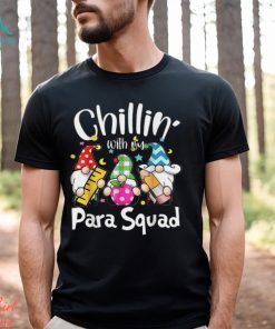 Perfect Paraprofessional Para Squad Chillin Gnomes Christmas Teacher T Shirts
