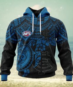 Personalized AFL Carlton Football Club Polynesian Concept Kits Design Hoodie Sweatshirt 3D