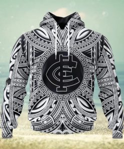 Personalized AFL Carlton Football Club Polynesian Concept Kits Hoodie Sweatshirt 3D