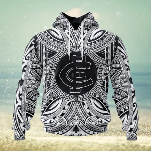 Personalized AFL Carlton Football Club Polynesian Concept Kits Hoodie Sweatshirt 3D