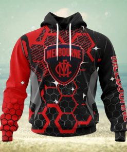 Personalized AFL Melbourne Football Club – Specialized Design With MotoCross Syle Hoodie Sweatshirt 3D