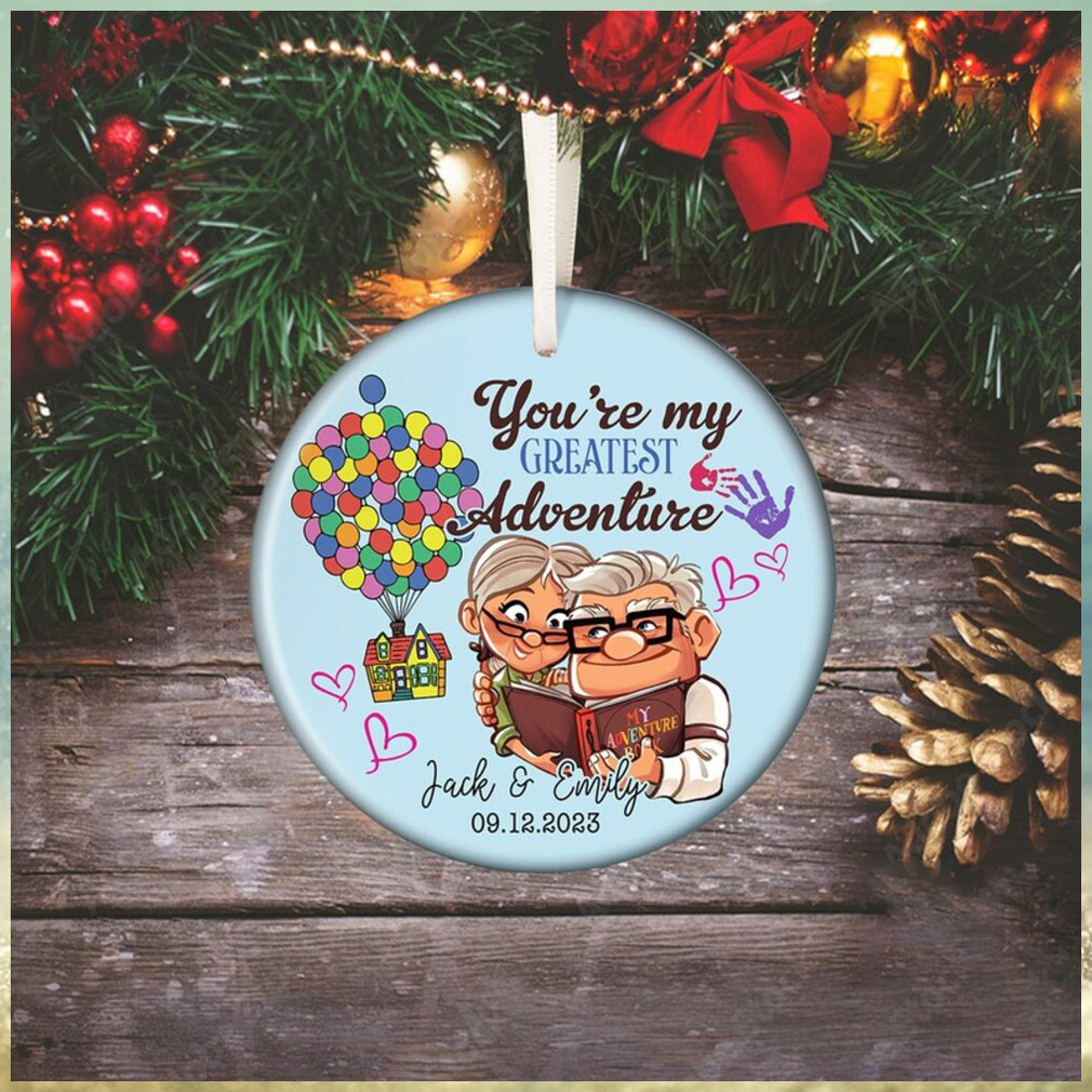 Personalized Carl and Ellie Christmas Ornament Personalized Carl and Ellie Christmas Ornament