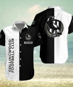 Personalized Collingwood Football Club Mascot Design Hawaiian Shirt