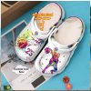 Personalized Flower Basketball Women Girl Crocs Clogs