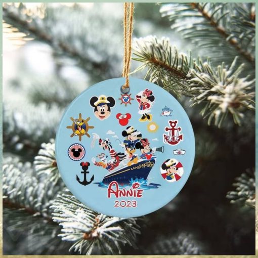 Personalized Disney Cruise Christmas Ornament