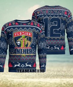 Personalized Florida Panthers NHL Ugly Christmas Sweater