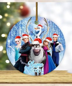 Personalized Frozen Ornament, Disney Princess Christmas Gift