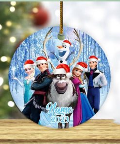 Personalized Frozen Ornament, Disney Princess Christmas Gift