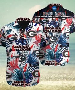 Personalized Georgia Bulldogs Logo Design Hawaiian Shirt