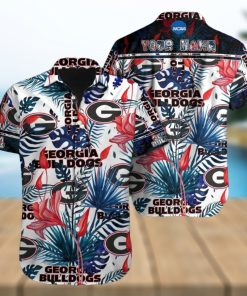 Personalized Georgia Bulldogs Logo Design Hawaiian Shirt