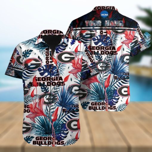 Personalized Georgia Bulldogs Logo Design Hawaiian Shirt