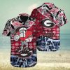 Personalized Georgia Bulldogs Dolphins Design Hawaiian Shirt