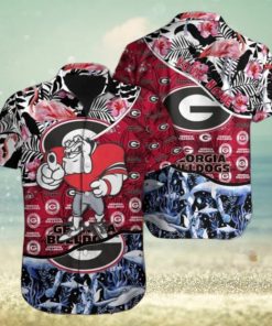 Personalized Georgia Bulldogs Mascot Design Hawaiian Shirt