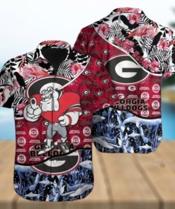 Personalized Georgia Bulldogs Mascot Design Hawaiian Shirt