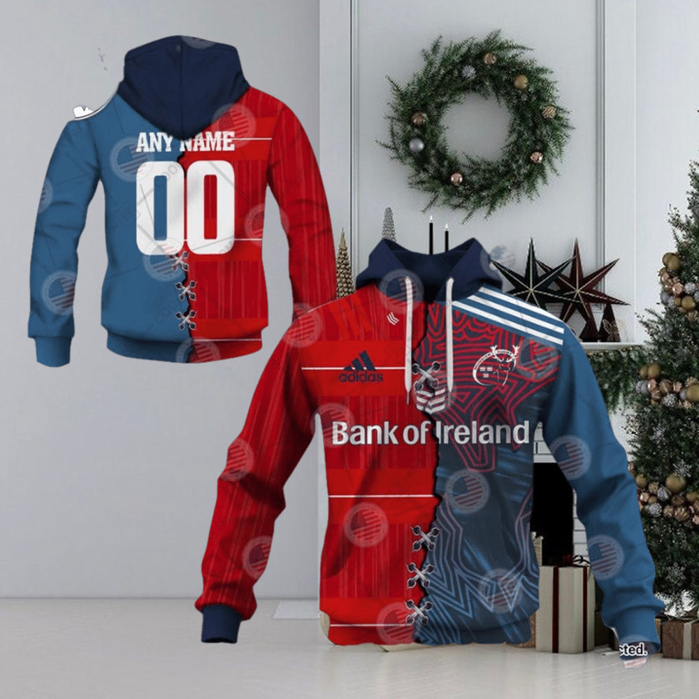 Personalized IRFU Munster Rugby Mix Hoodie Personalized IRFU Munster Rugby Mix Hoodie