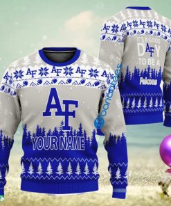 Personalized It A Good Day To Be A Air Force Falcons Ugly Christmas Sweater AOP